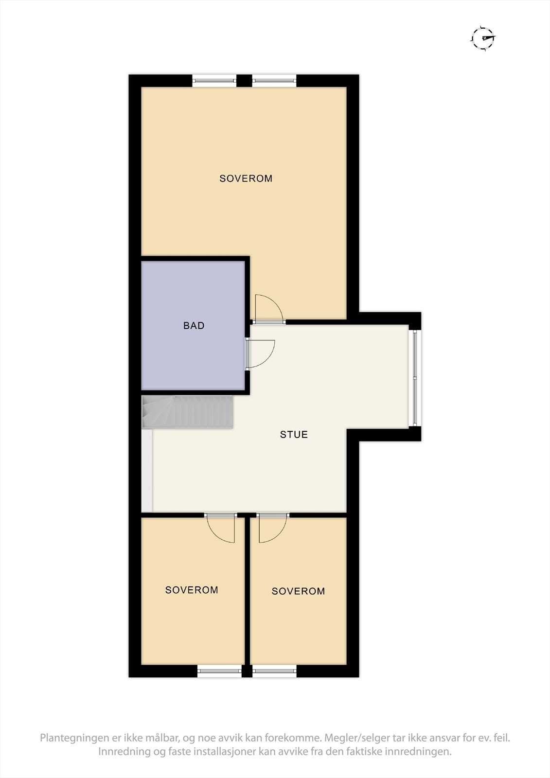 Plantegninger Østbyveien 24 B 2.etg Galleribilde
