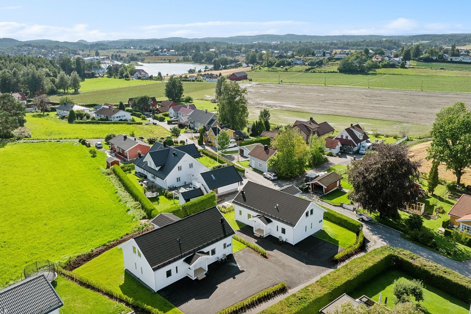 Oversiktsbilde med drone Galleribilde