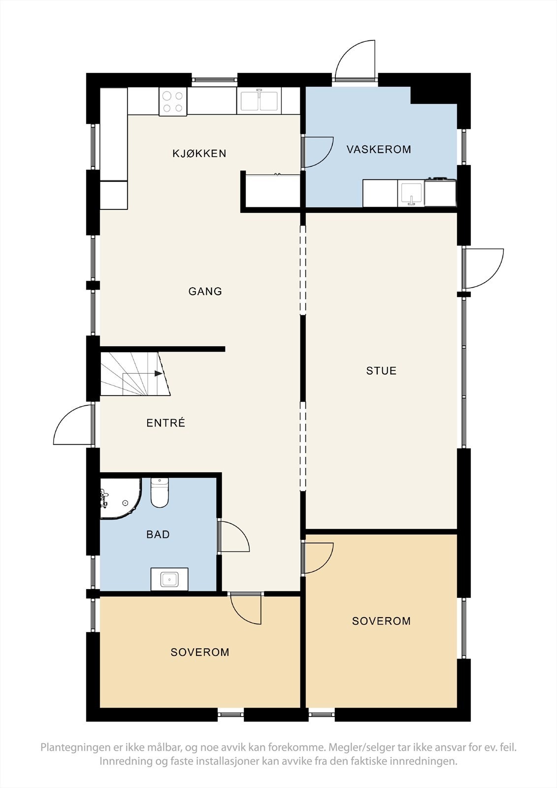 Plantegninger Østbyveien 24 A Galleribilde