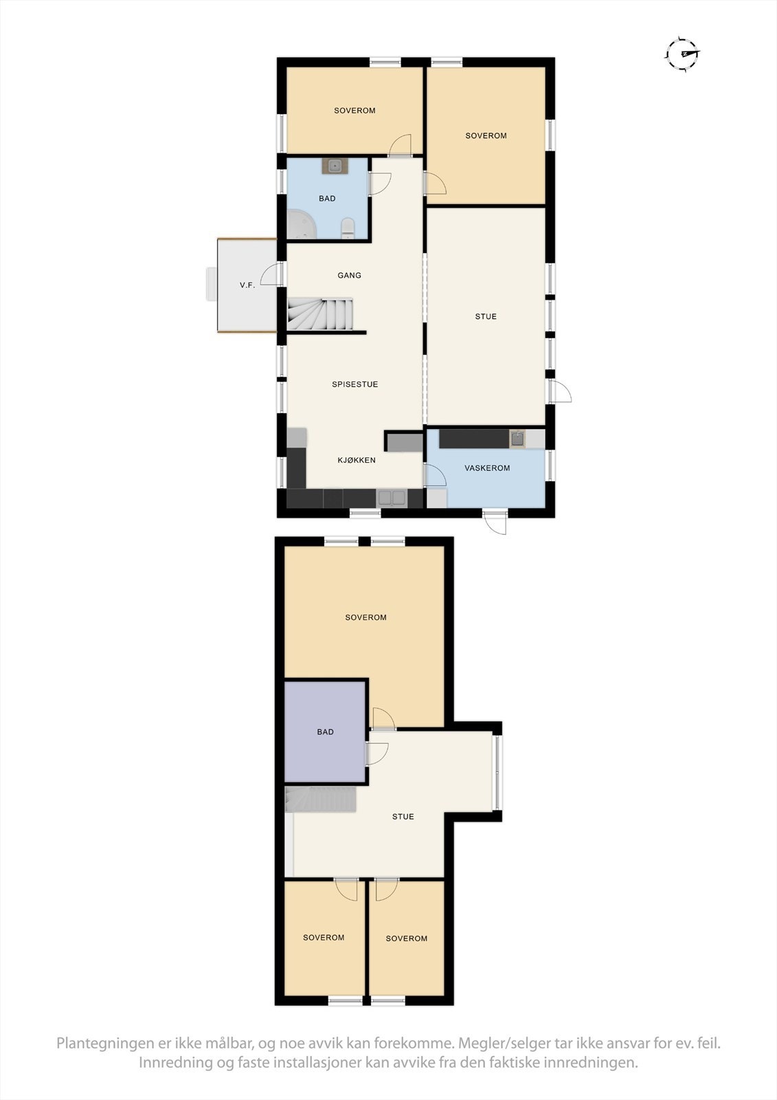 Plantegninger Østbyveien 24 B Galleribilde