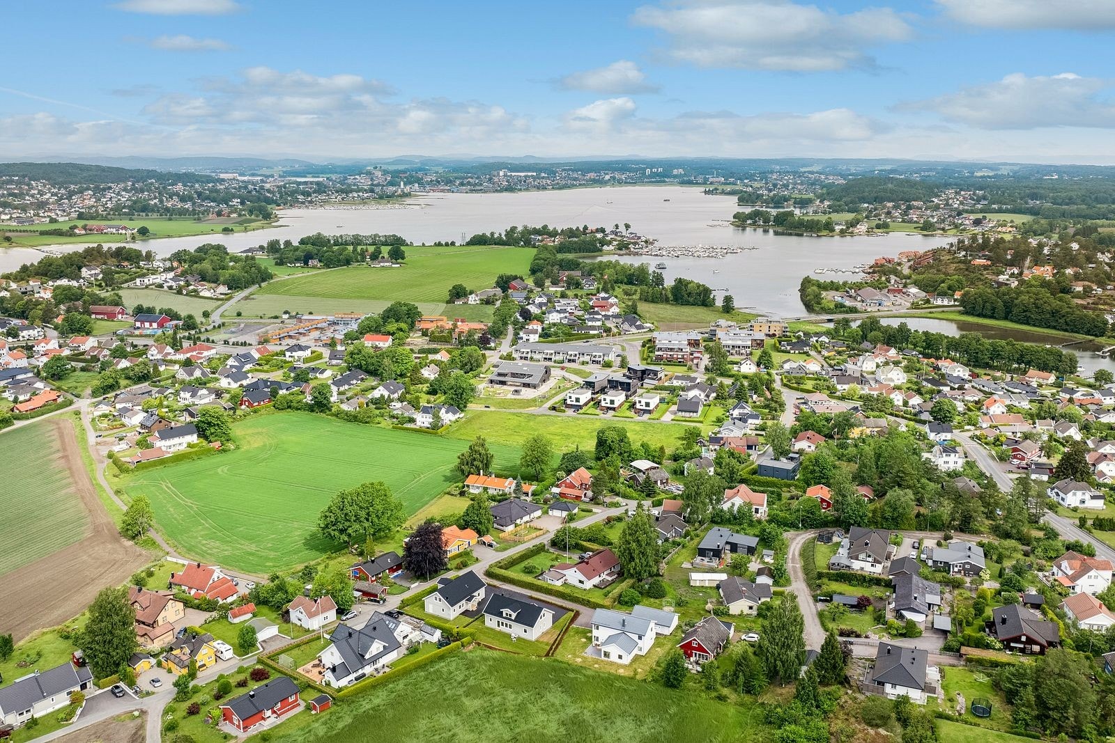 Oversiktsbilde drone Galleribilde