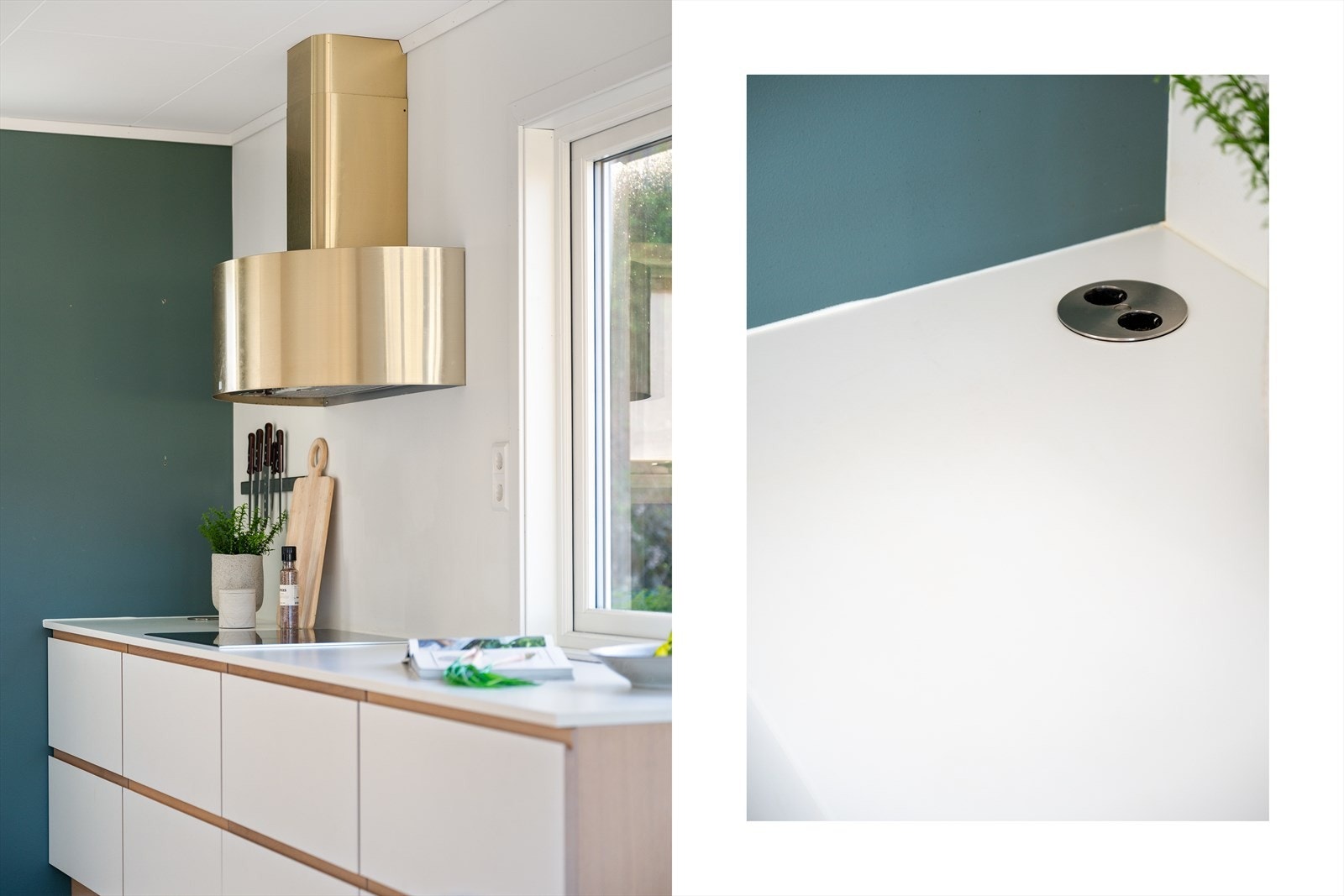 - I forbindelse med oppussing av kjøkken ble det også lagt rør-i-rør - Galleribilde