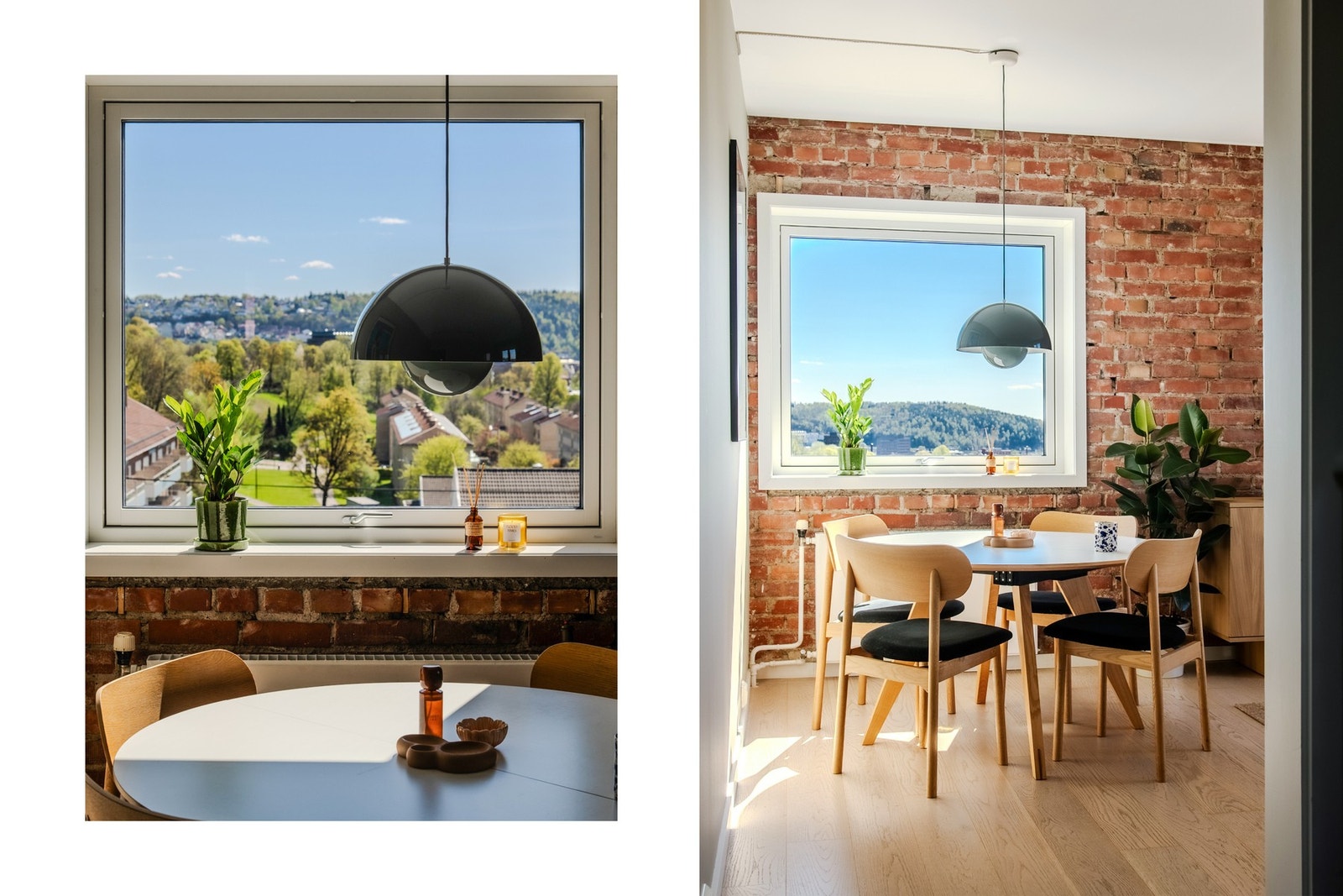 Store vindusflater slipper inn rikelig med dagslys fra to himmelretninger og byr samtidig på en unik panoramautsikt utover Oslo. Galleribilde