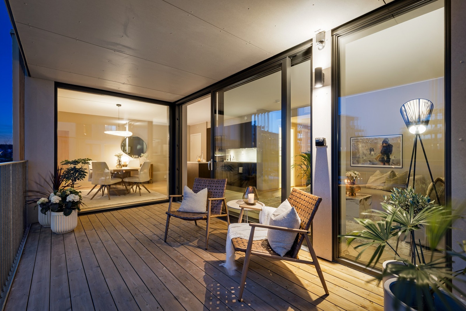 Stemningsbilde kveld. Galleribilde