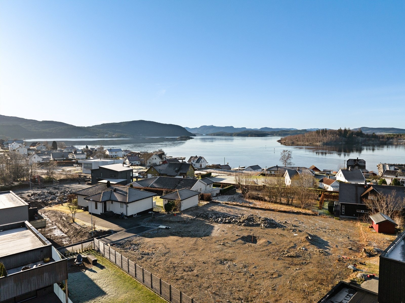 Tomtene er byggeklare med vei, vann, avløp, strøm og fiber frem til tomtegrense Galleribilde