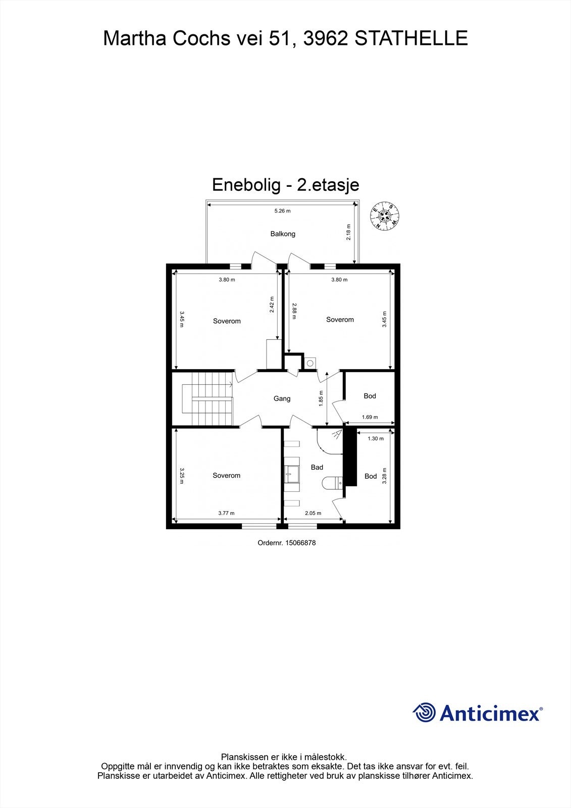 Plantegning 2. etasje Galleribilde