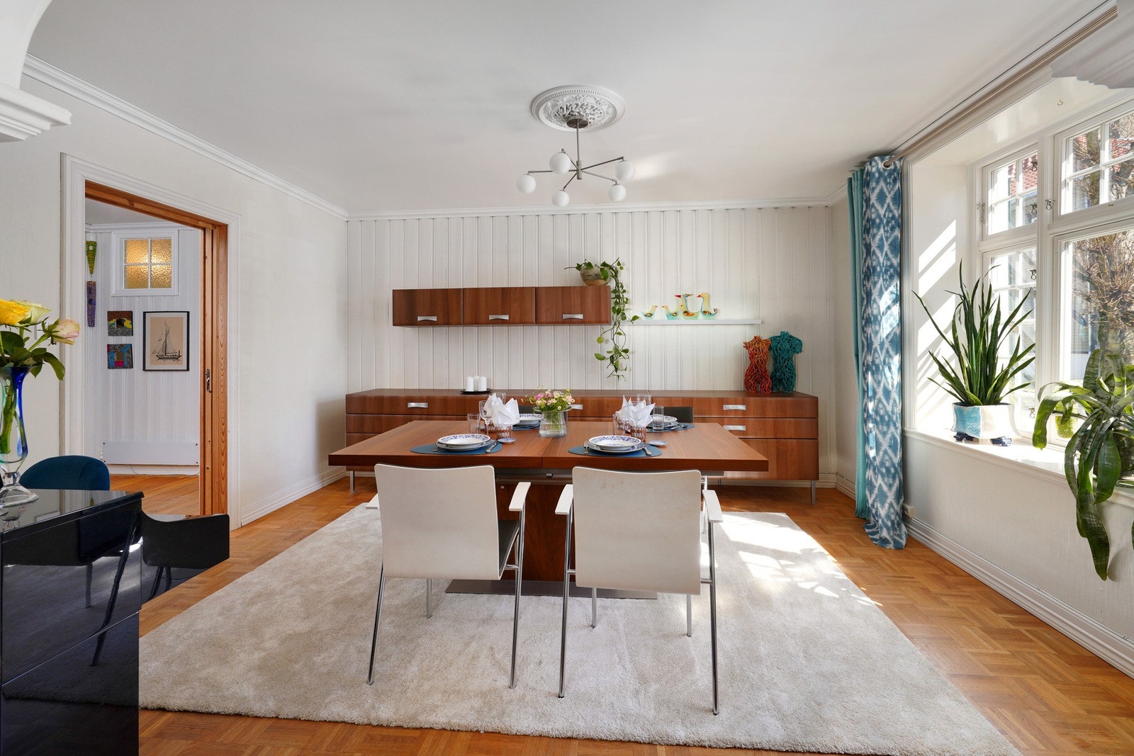 Flott rosett i taket her også. Galleribilde