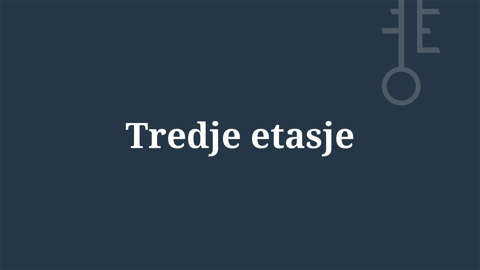Tredje etasje Galleribilde