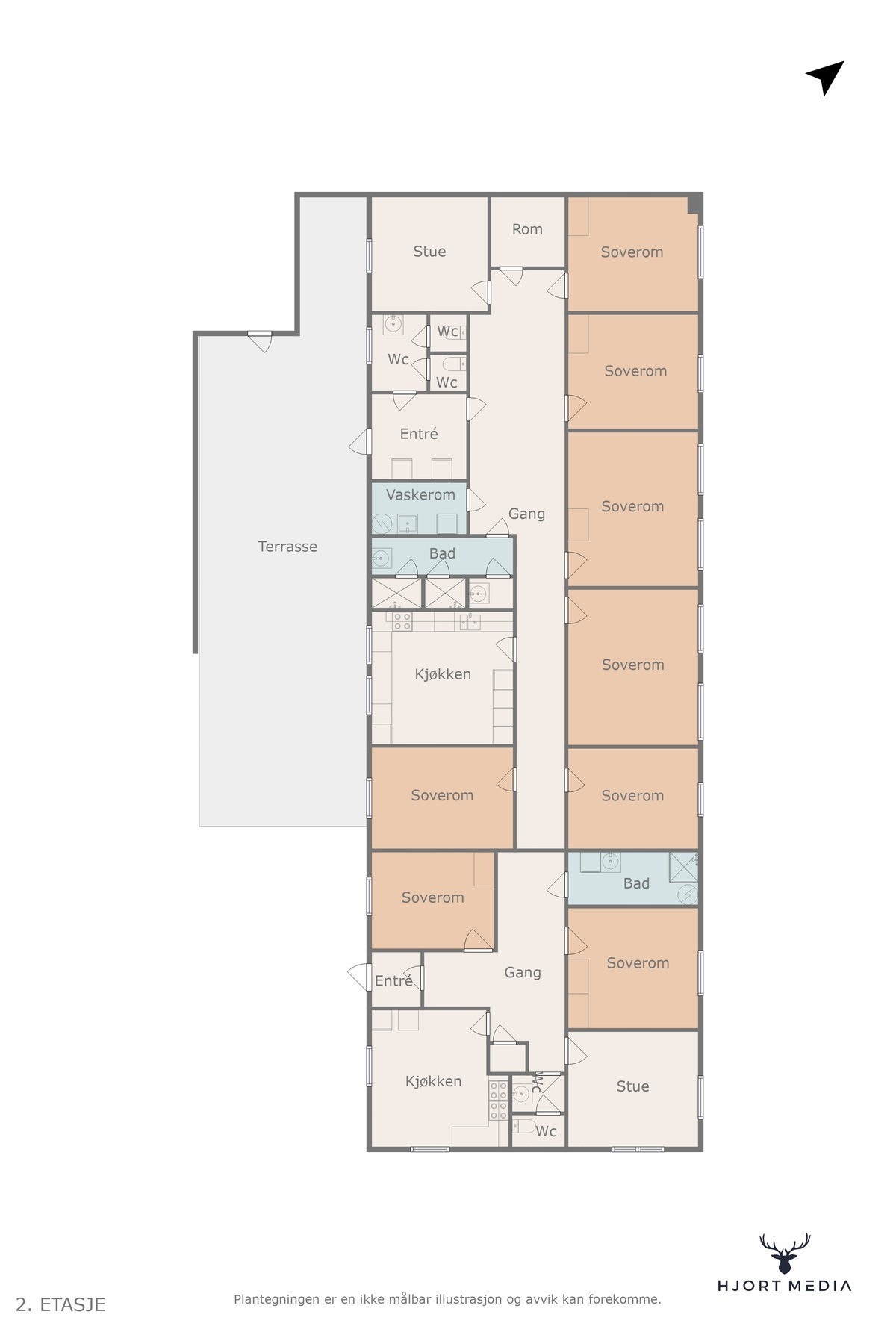 2. etasje / øvre etasje Galleribilde