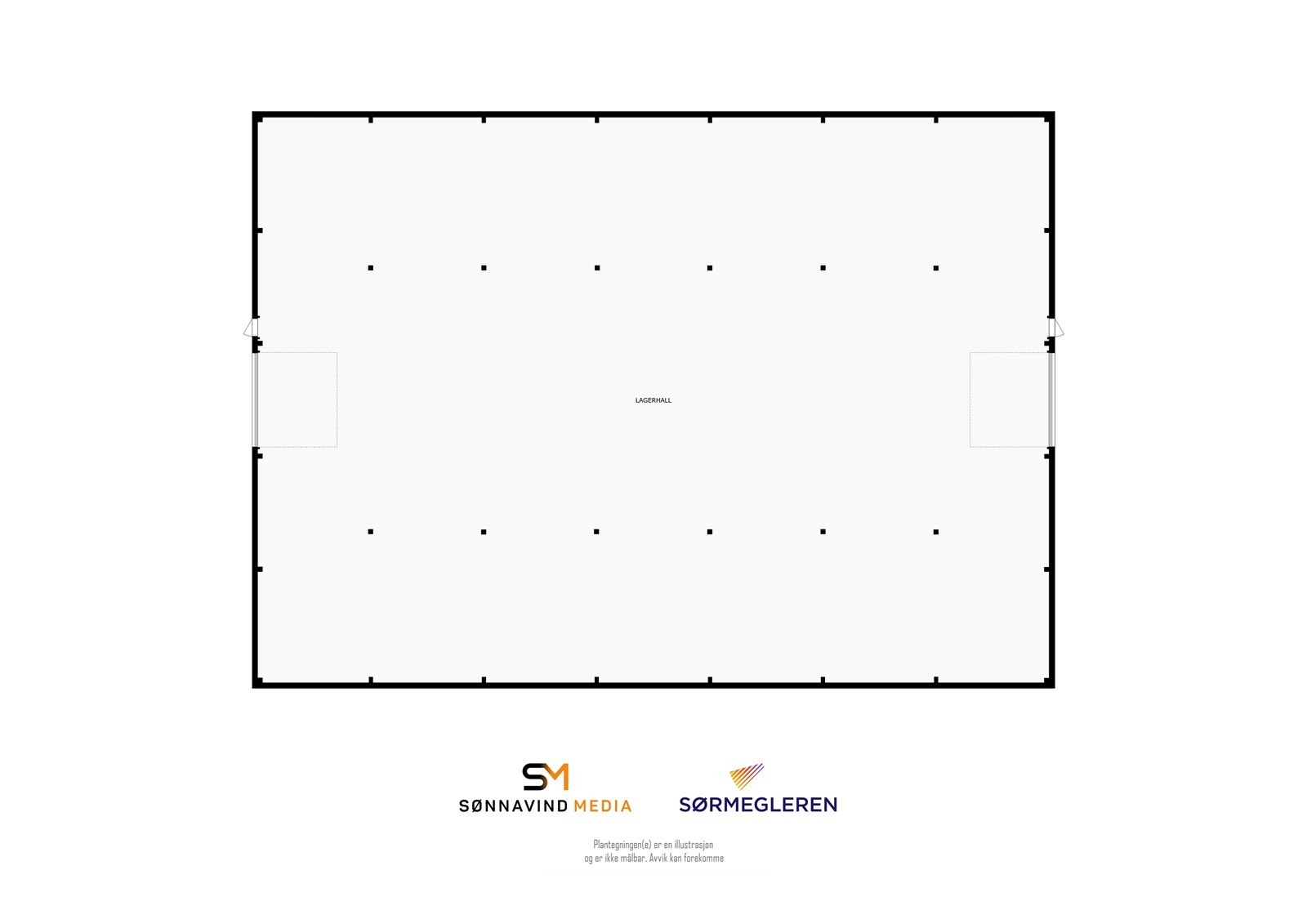 Planløsning båtopplag. Galleribilde