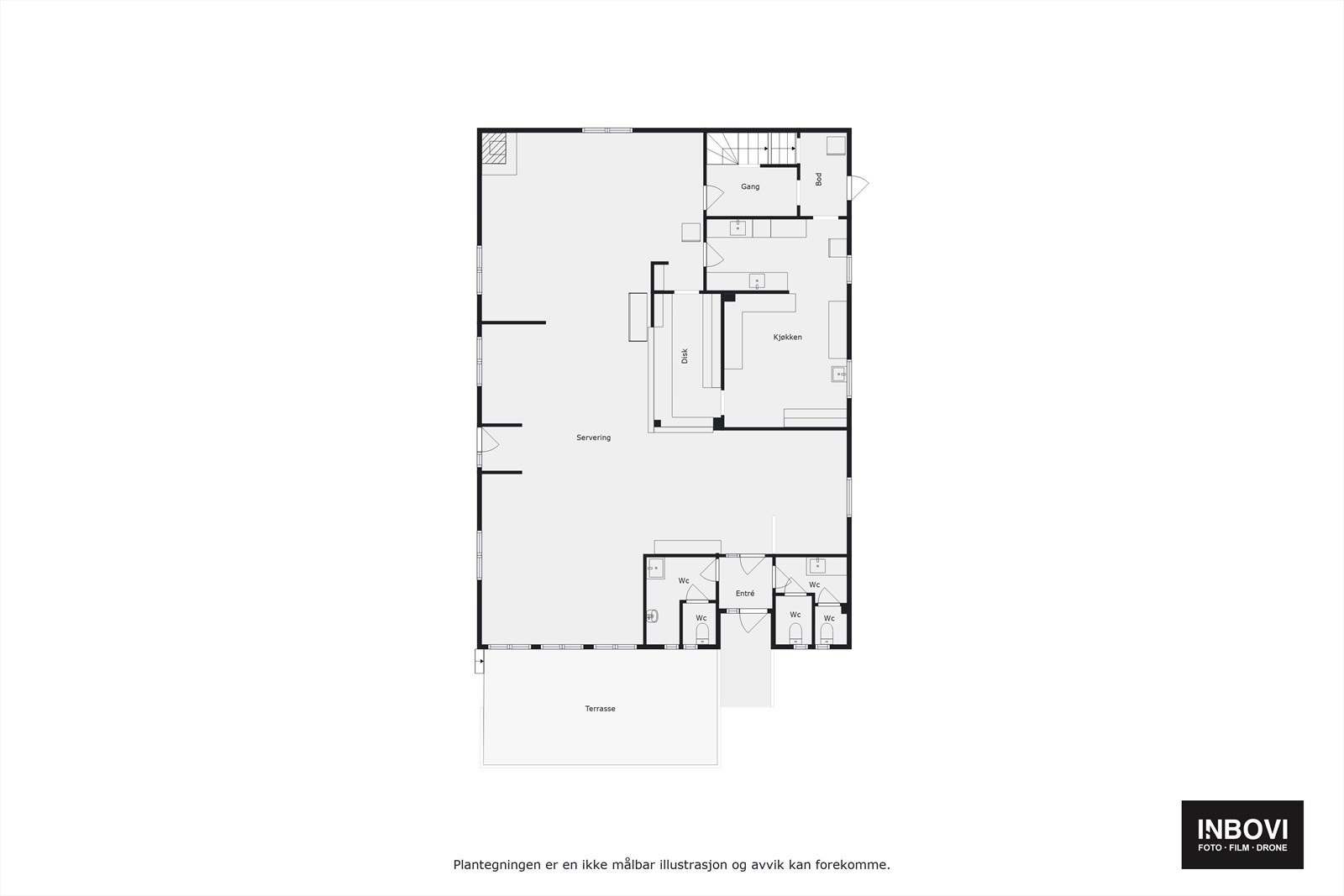 Plantegning Galleribilde