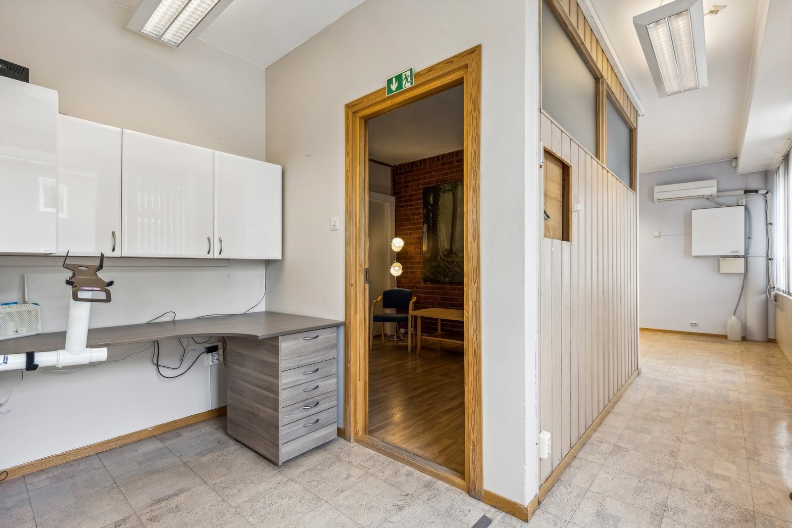 Venterommet har tilgang fra fellesområdet Galleribilde