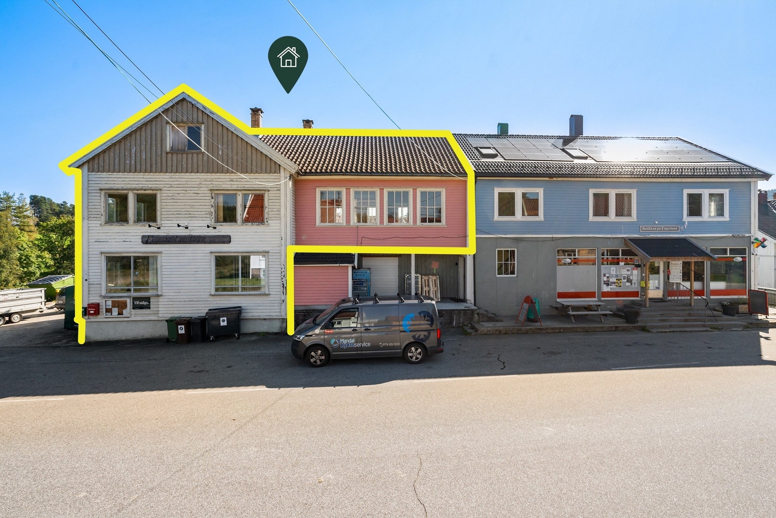 Bebyggelsen Galleribilde