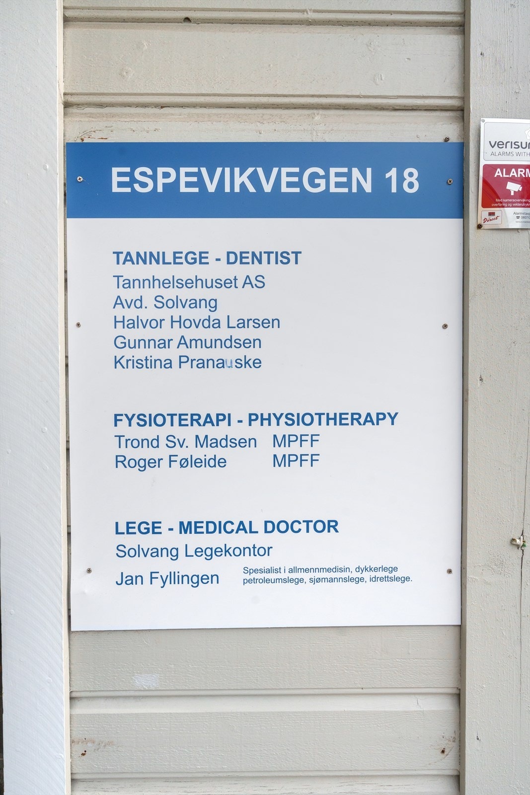 Bygget er bestående av bl.a tre næringsseksjoner, hvor alle i dag har en helserelatert drift Galleribilde