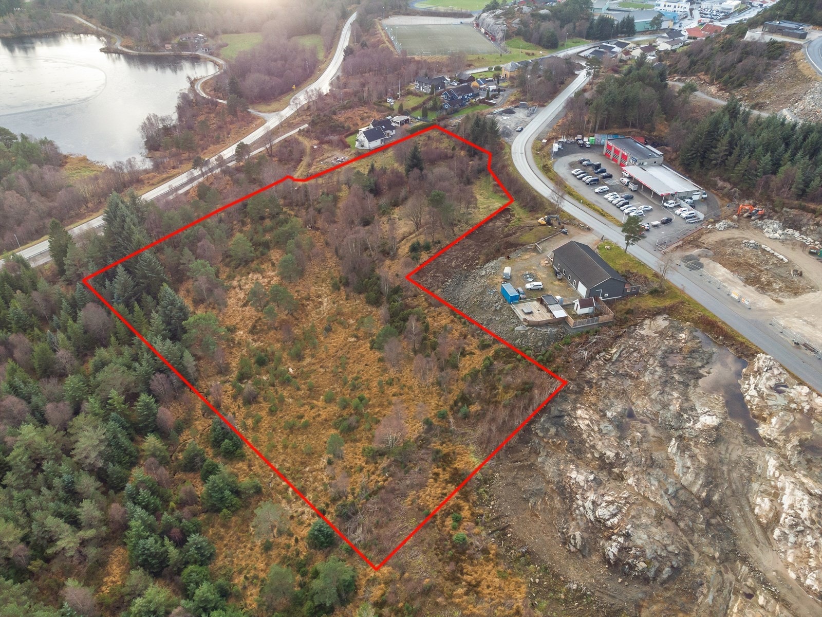 Næringstomt, del av gnr. 40, bnr. 4 i Sveio Galleribilde