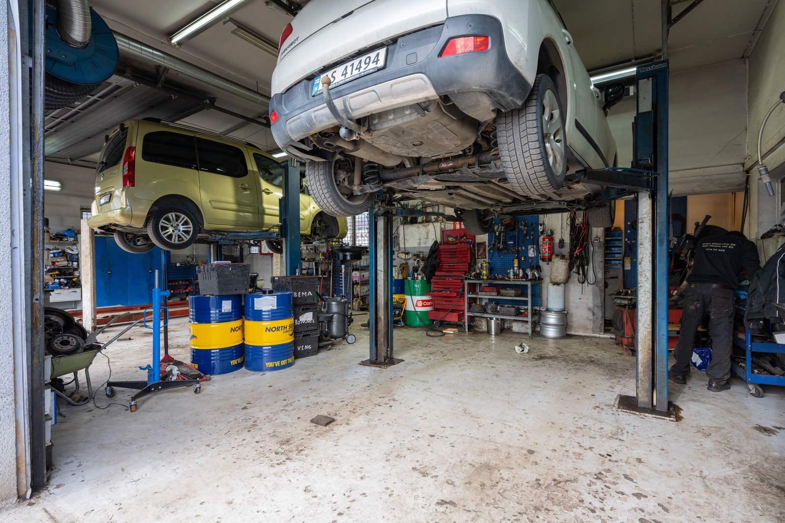 Bilverksted Galleribilde