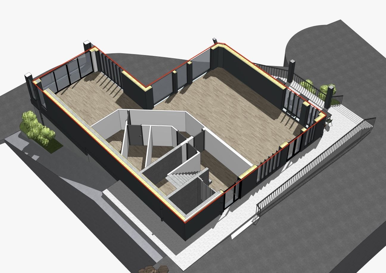 3D perspektiv Galleribilde