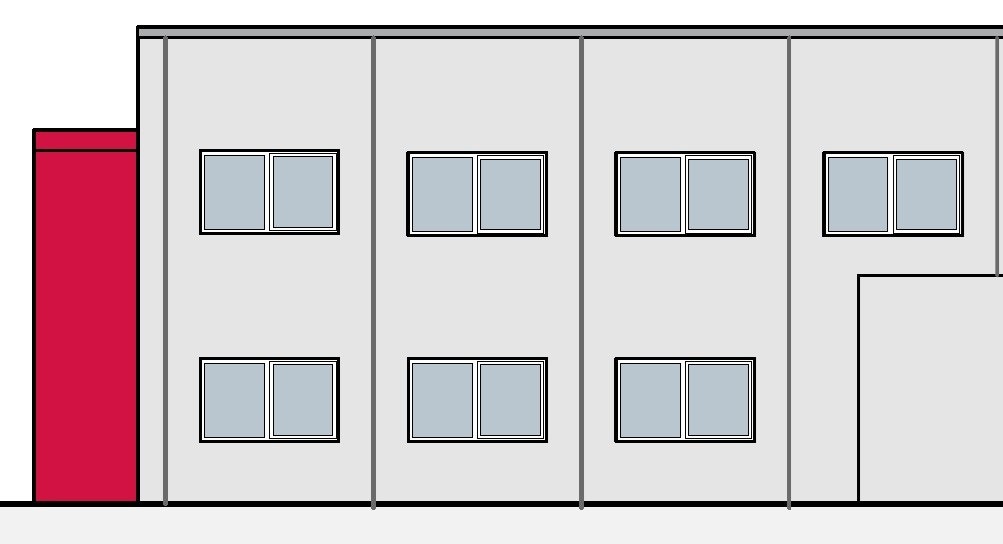 Eksempelforslag til seksjon med kontor. Galleribilde