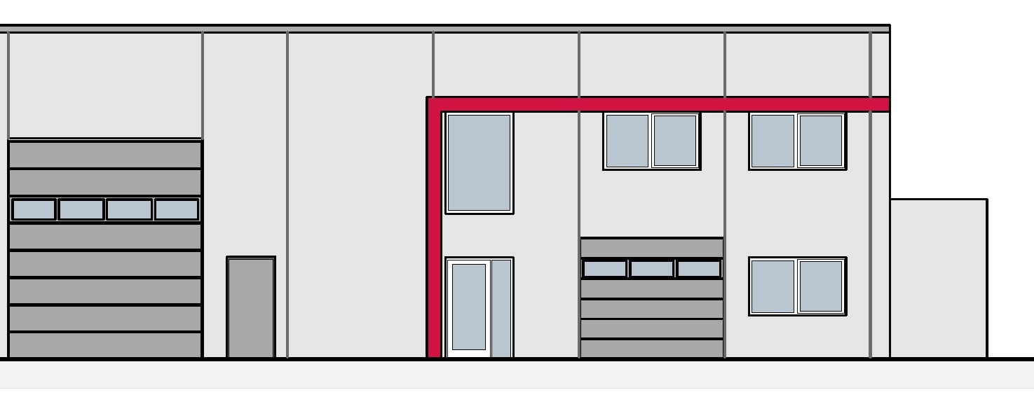 Eksempelforslag til seksjon med kontor. Galleribilde