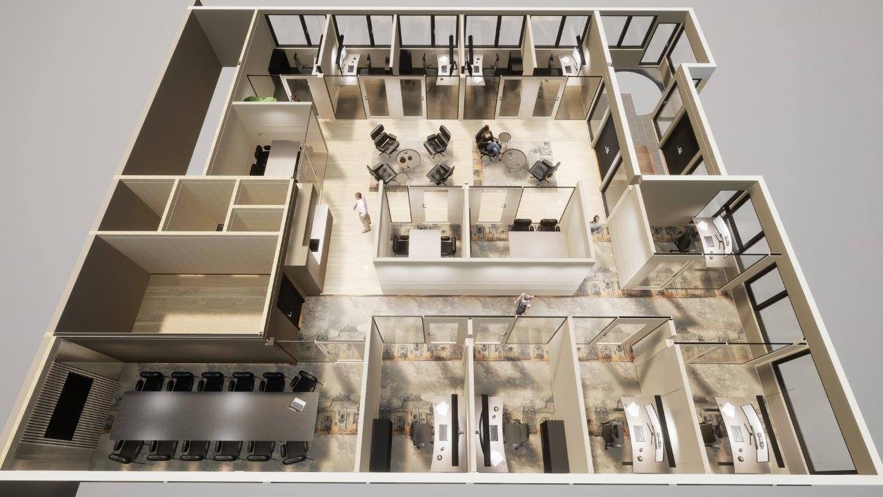 Mulighetsstudie 1 etg. Galleribilde