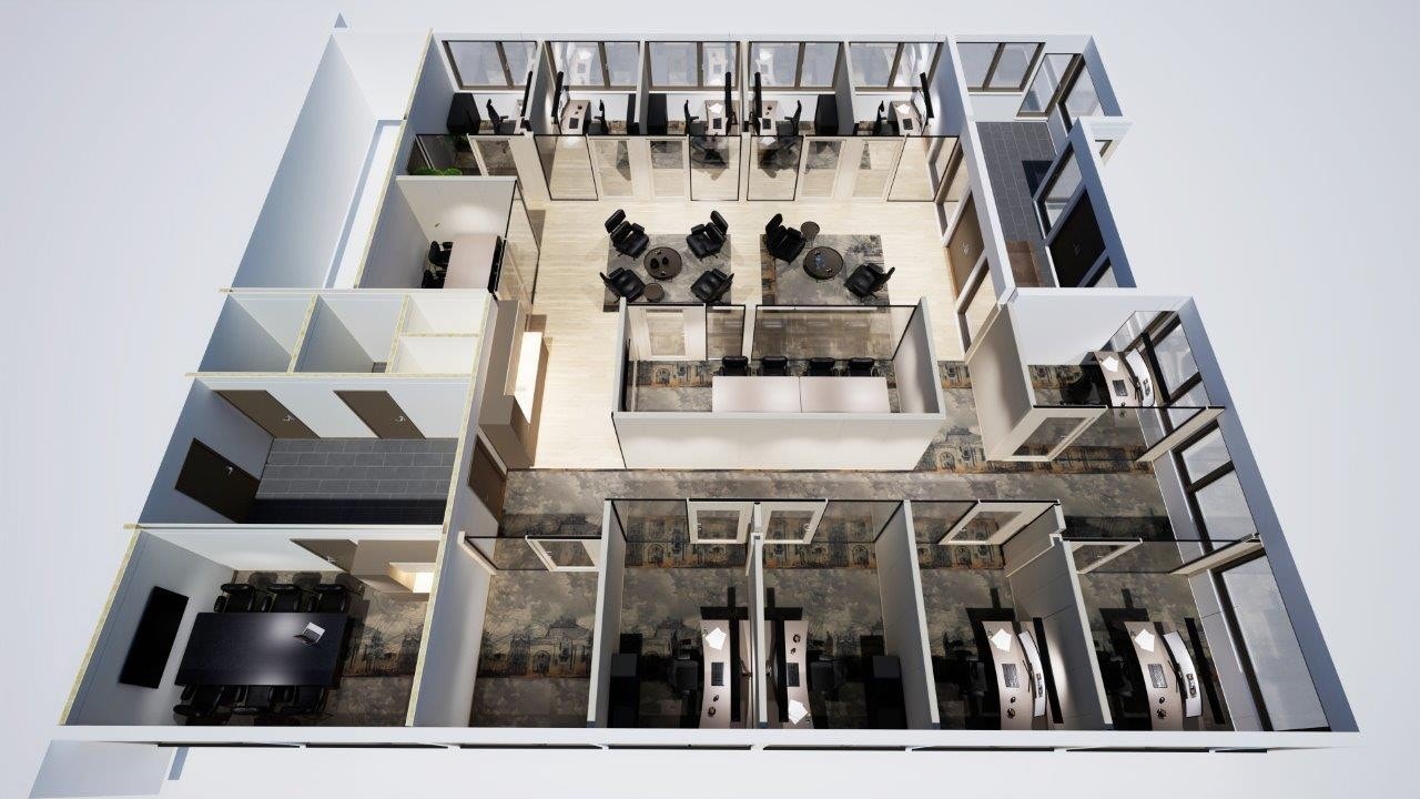 Mulighetsstudie 1 etg. Galleribilde