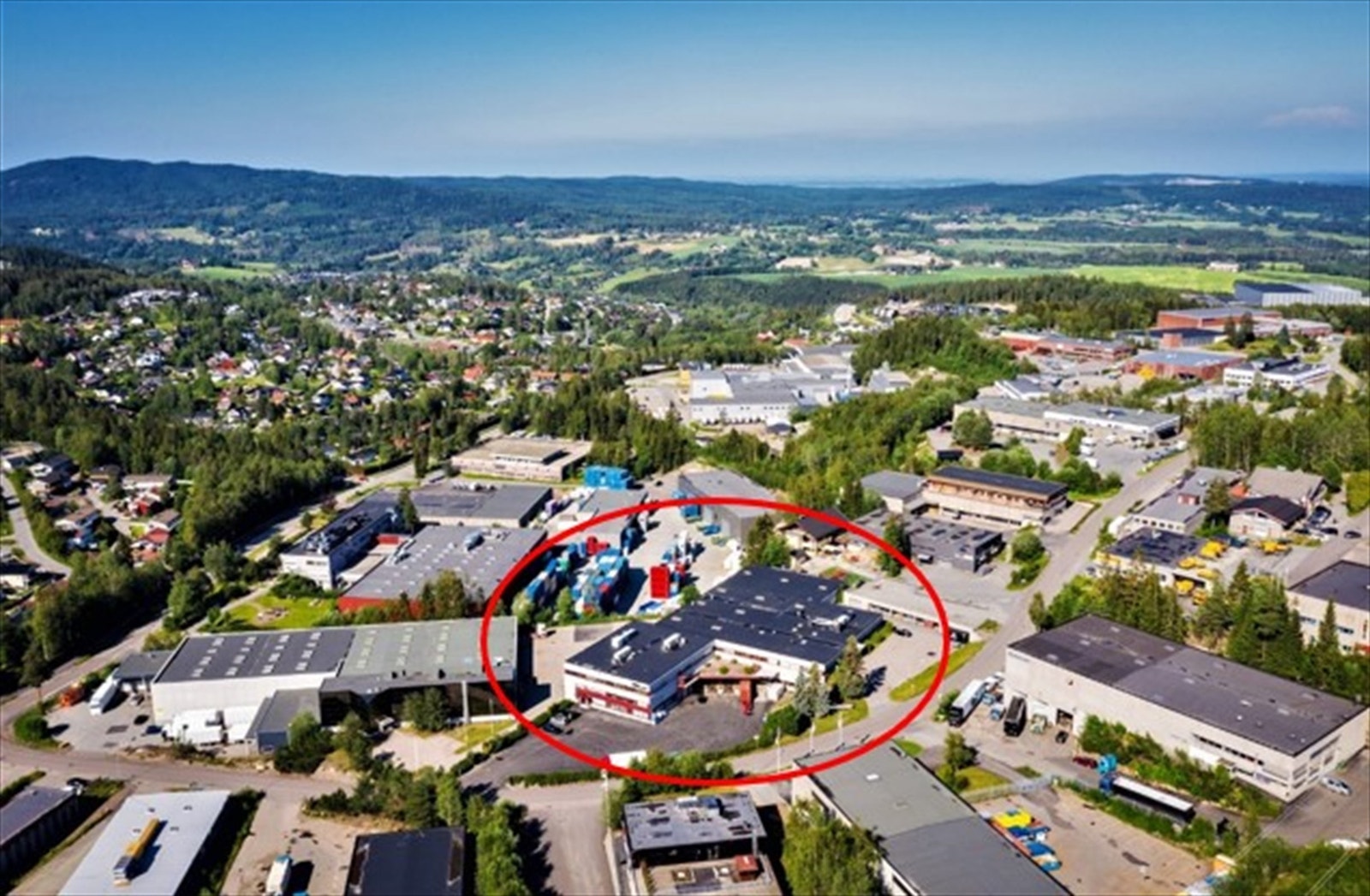 Oversiktsbilde Skytta næringspark Galleribilde