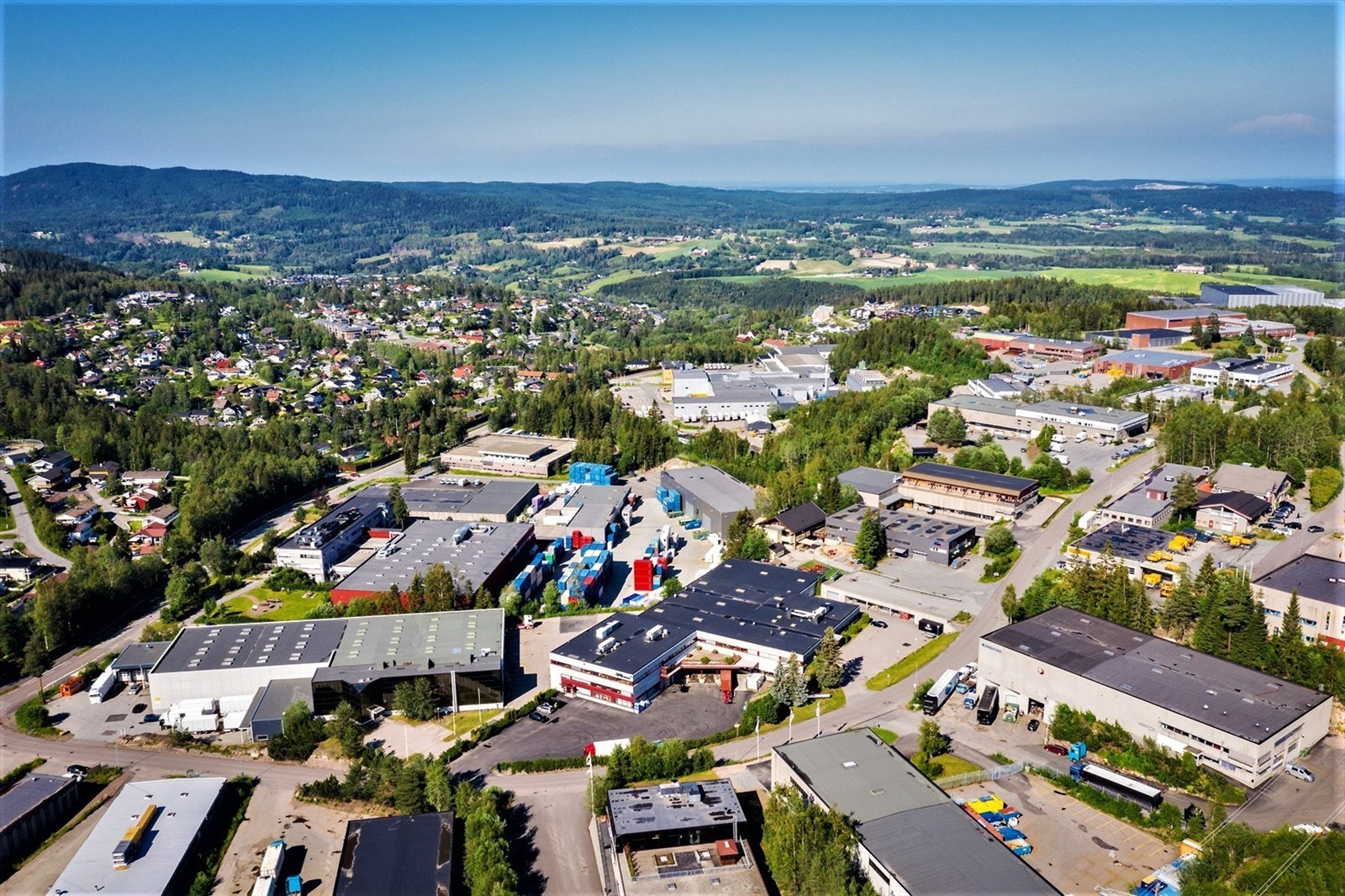 Skytta næringspark -drone.jpg Galleribilde