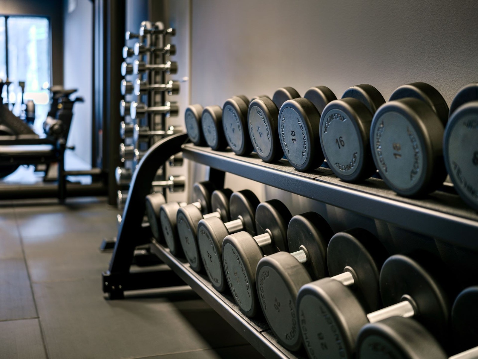 Treningsrommet er utstyrt med alt du måtte trenge. Galleribilde