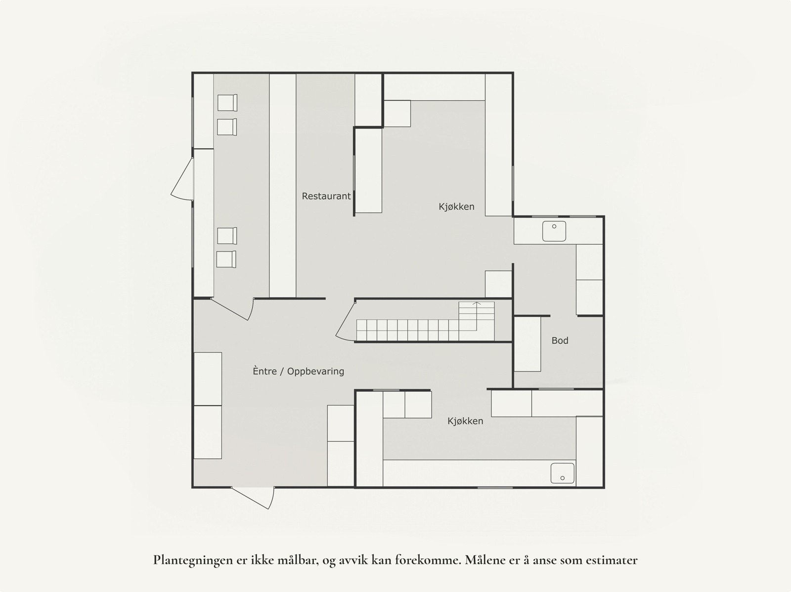 Plantegning 1.etasje. Galleribilde