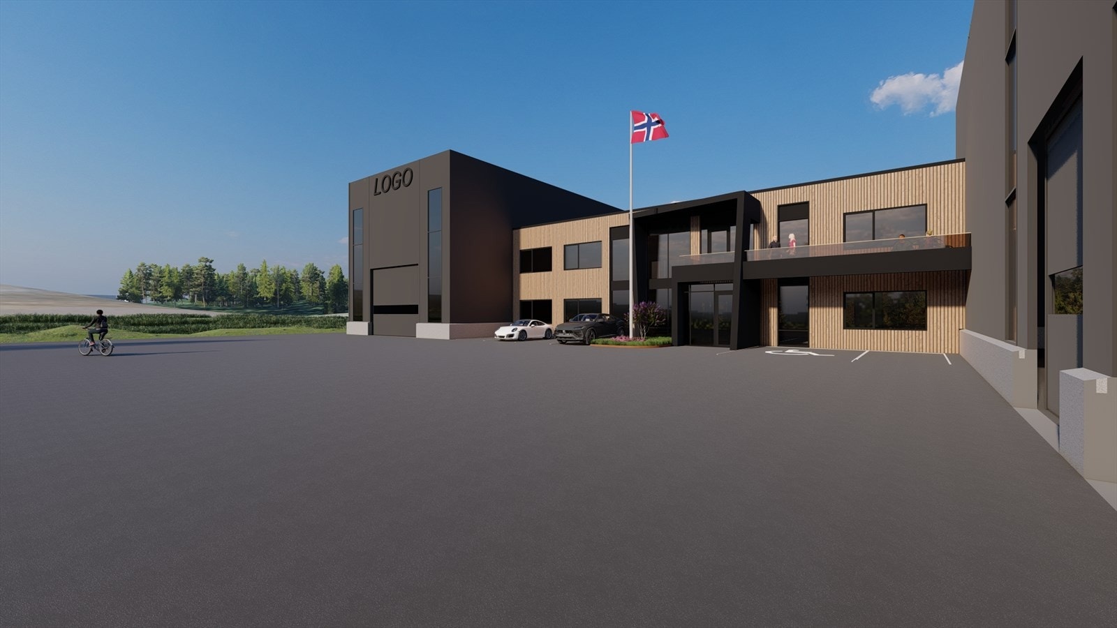 Forslag næringsbygg Galleribilde