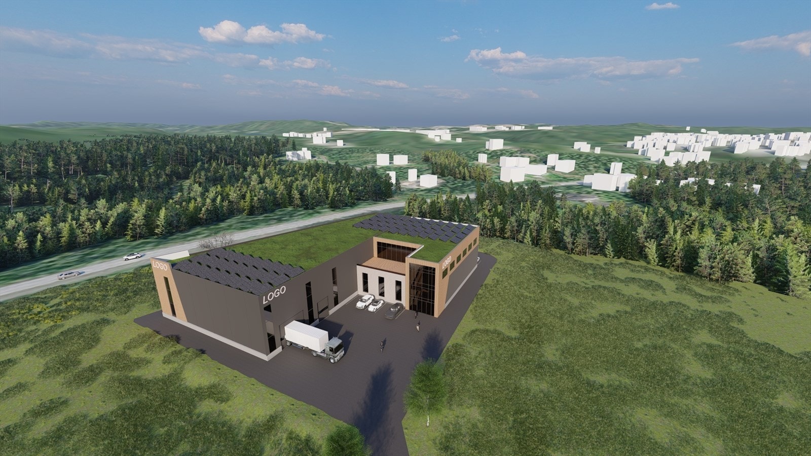 Vi i søker et en langsiktig leietager som ønsker å få tilpasset et næringsbygg som er skreddersydd for sitt formål. Galleribilde