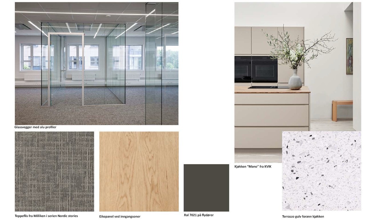 Inspirasjon over alternativt materialvalg. Galleribilde