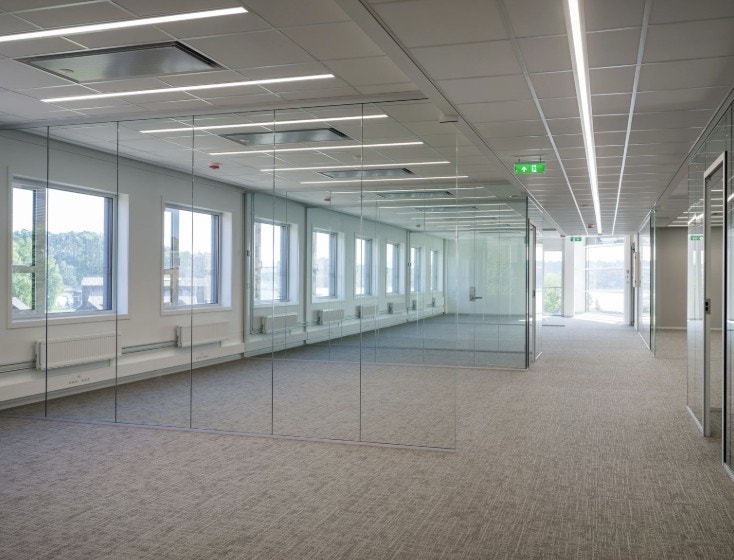 Illustrasjon fra oppussede lokaler. Galleribilde