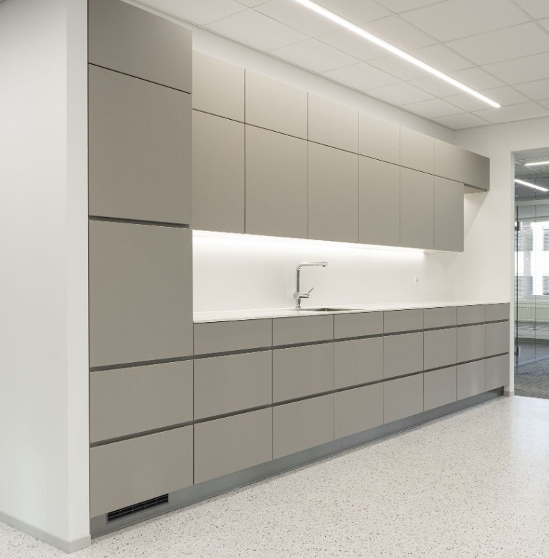 Illustrasjon fra oppussede lokaler. Galleribilde