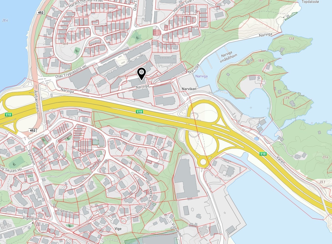 Kort avstand til E18 Galleribilde