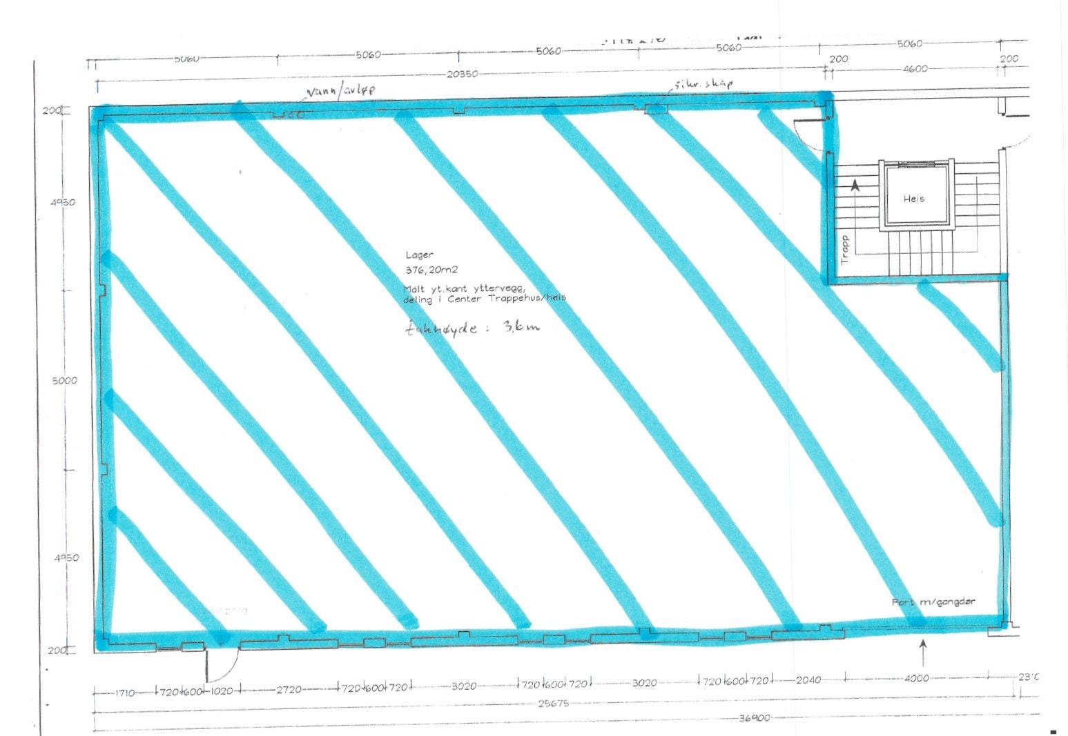 Plantegning Galleribilde