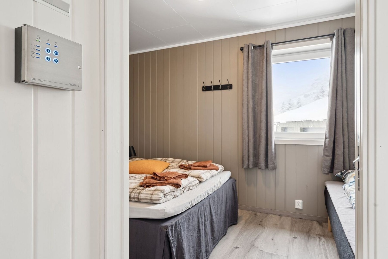 Soverom på 2-roms leilighet. 3 sengeplasser. Galleribilde