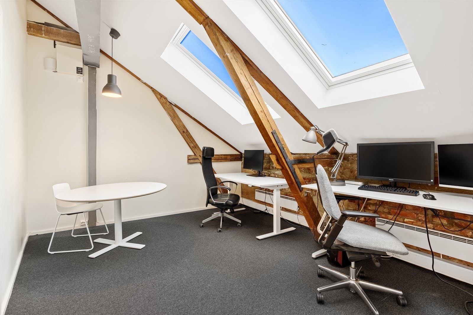 Synlig bjelker for god atmosfære Galleribilde