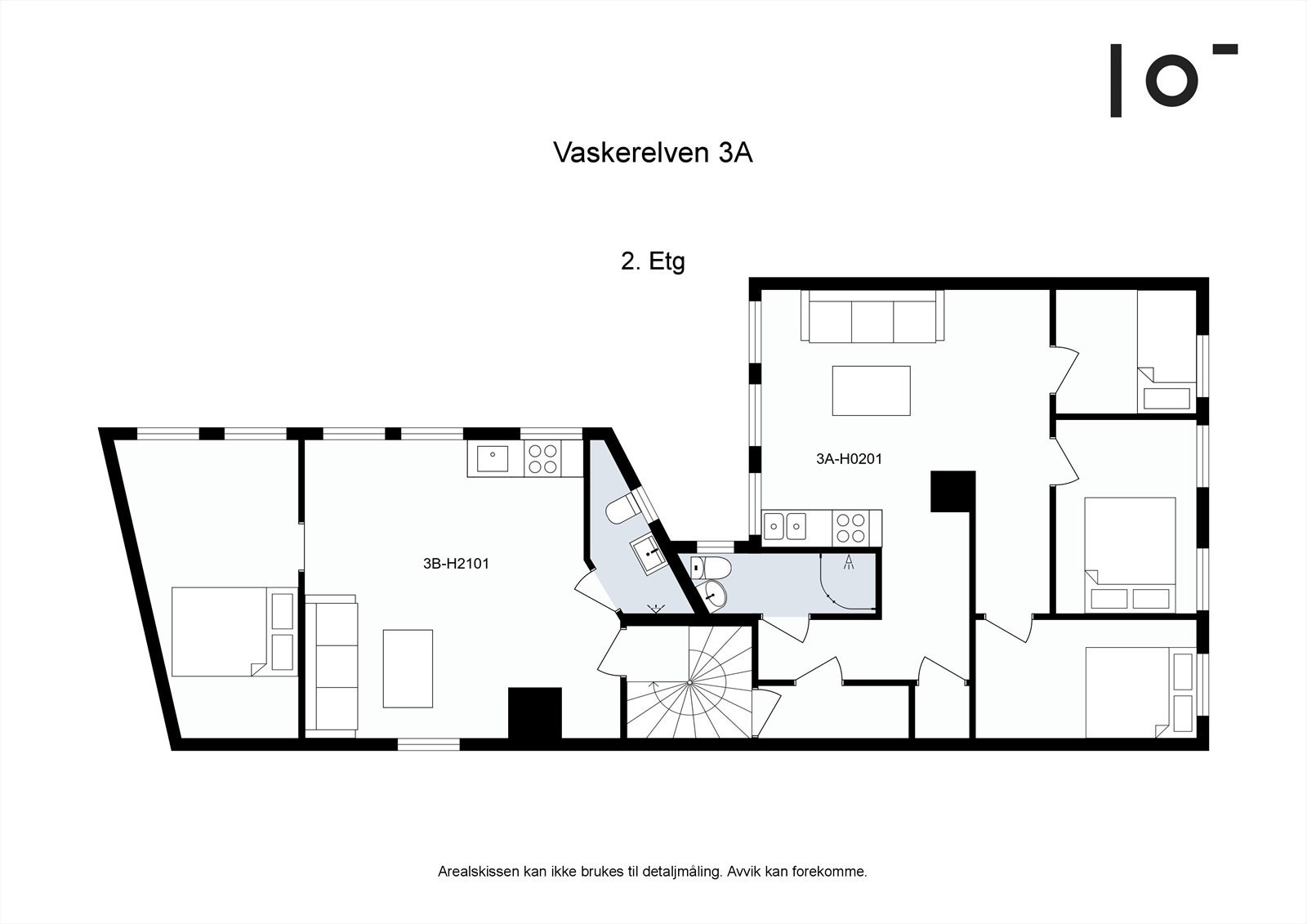 Plantegning 2.etasje Galleribilde
