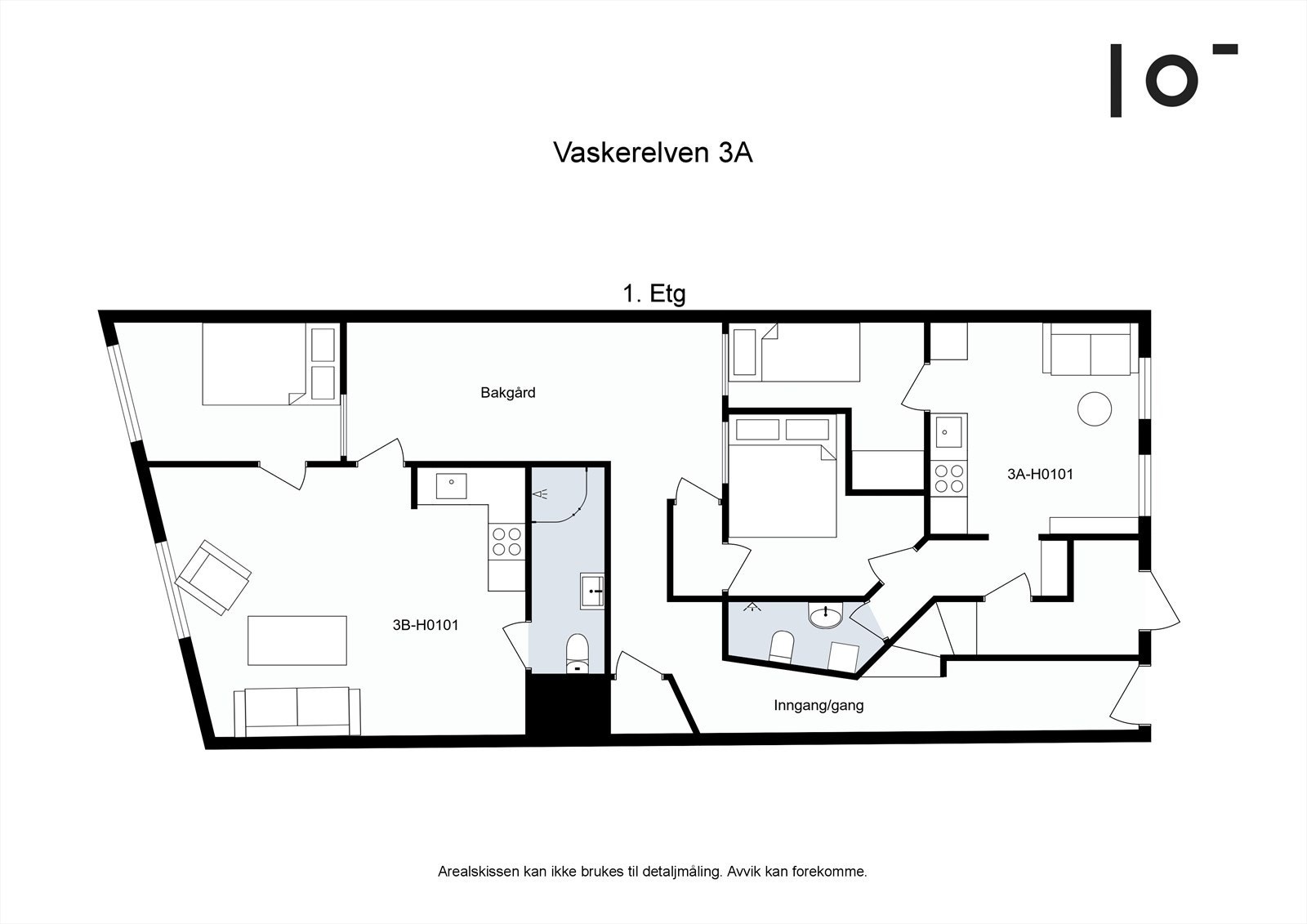 Plantegning 1.etasje Galleribilde