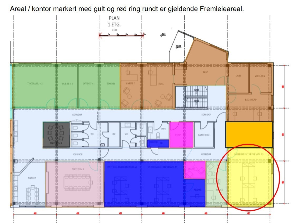 plantegning Galleribilde