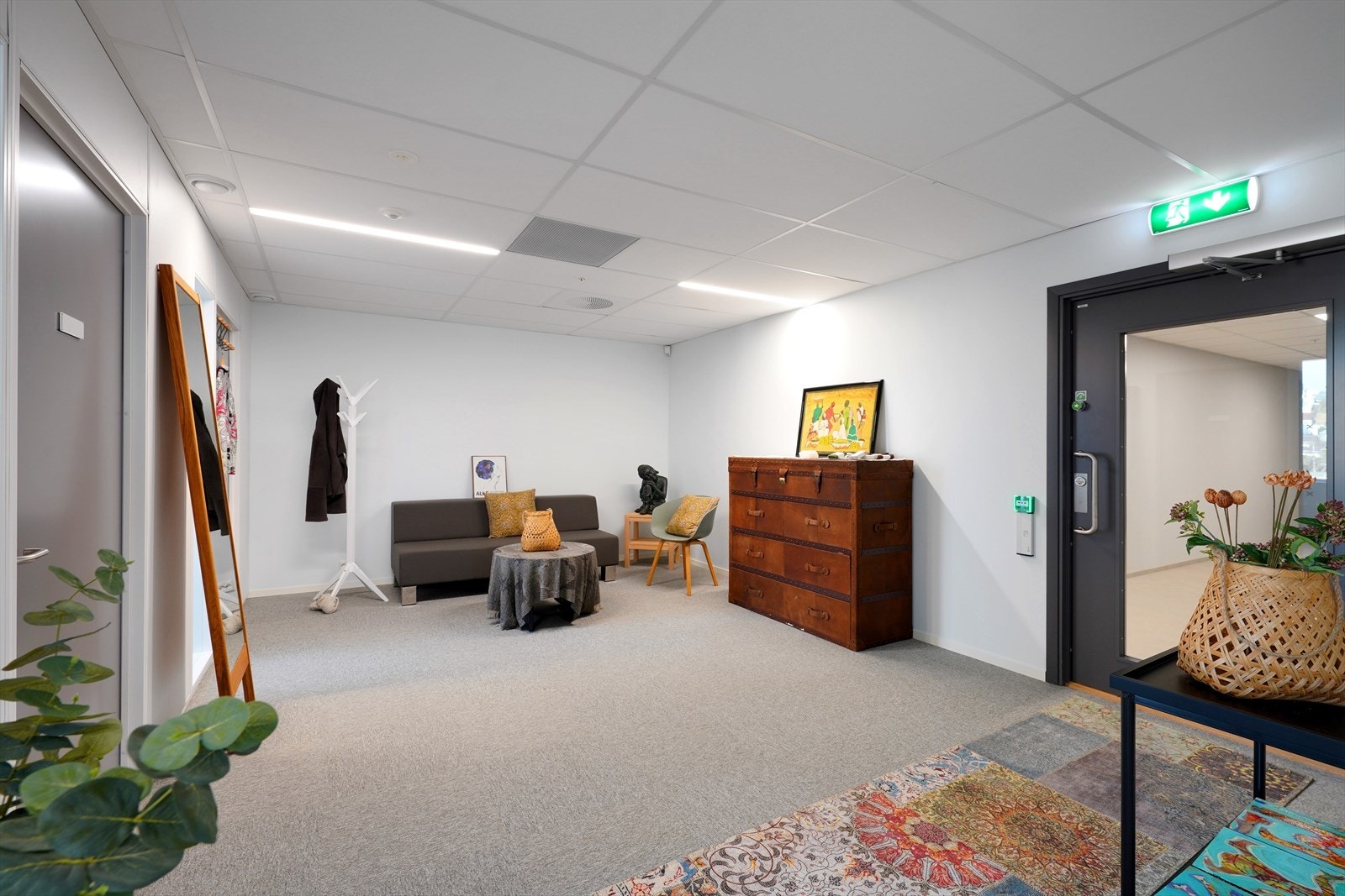 Lys og innbydende inngangsparti Galleribilde