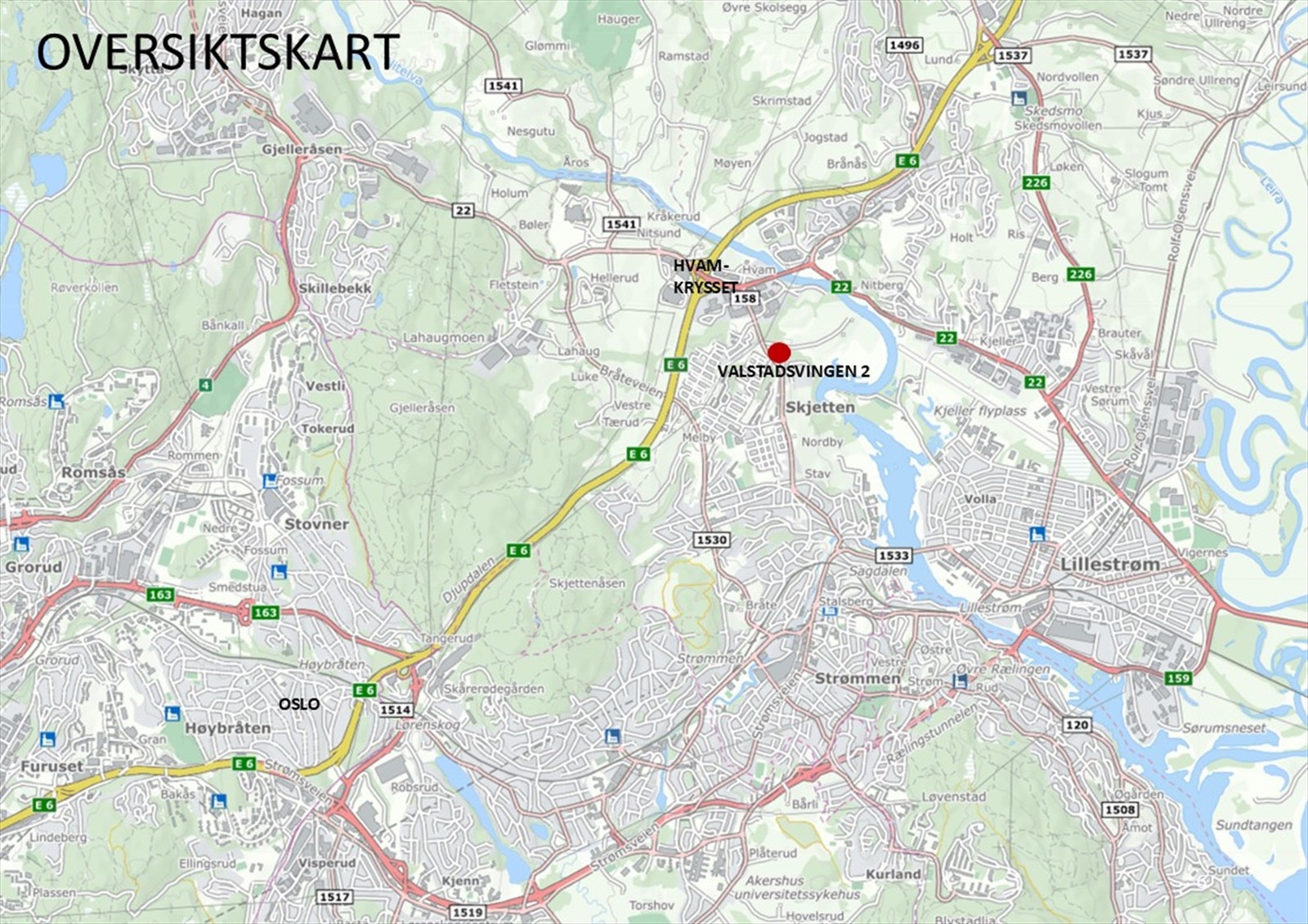 Oversiktskart. Galleribilde