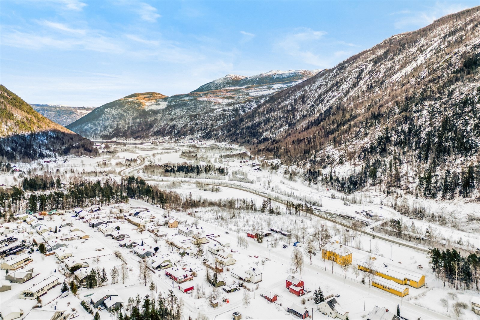 Dronebilde februar 2025 Galleribilde