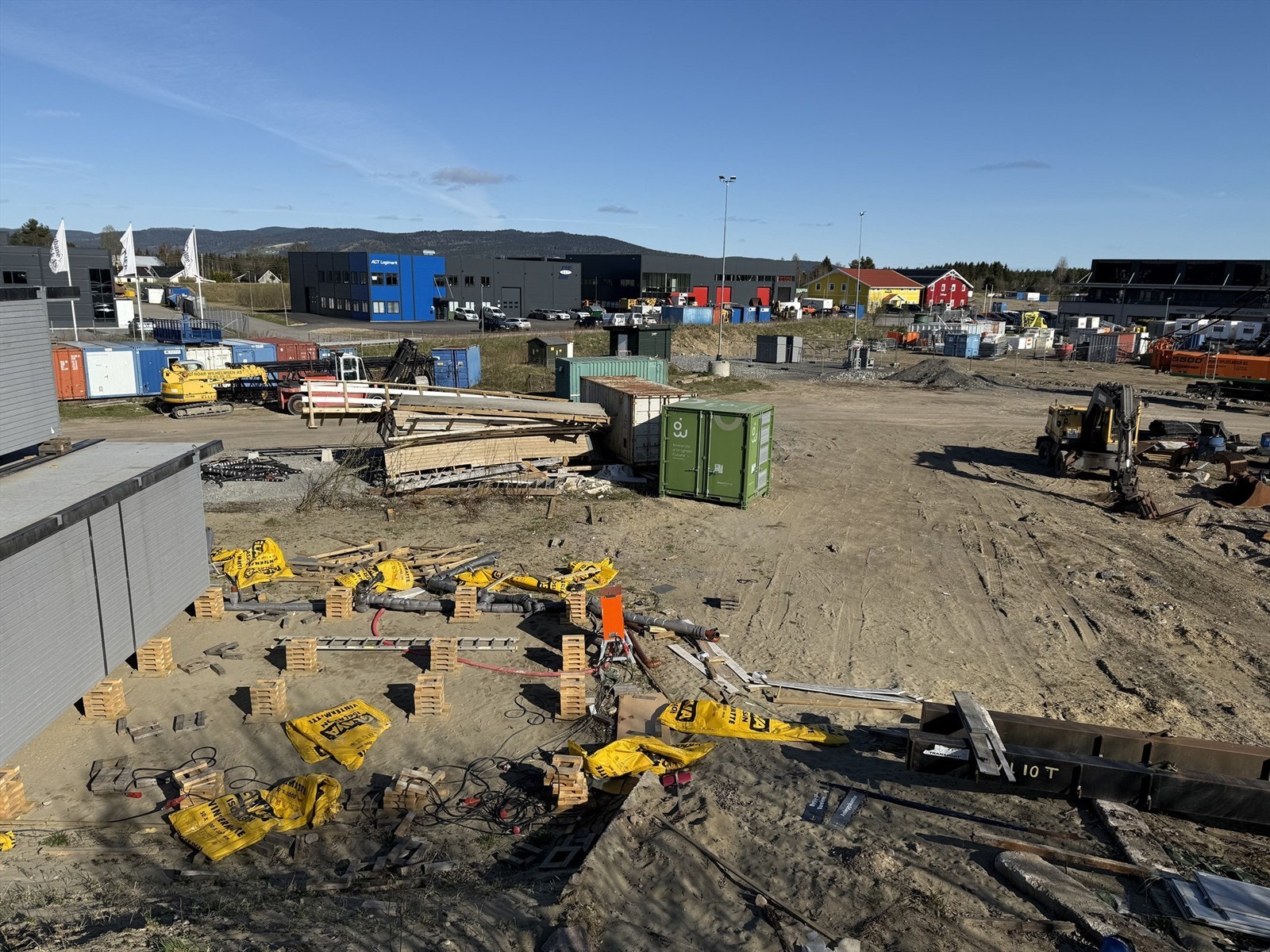 Tomten - mot Majorvegen. Galleribilde