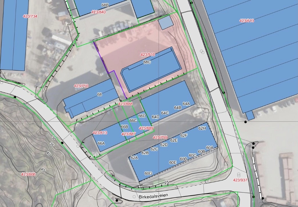 Eiendomsgrense Galleribilde