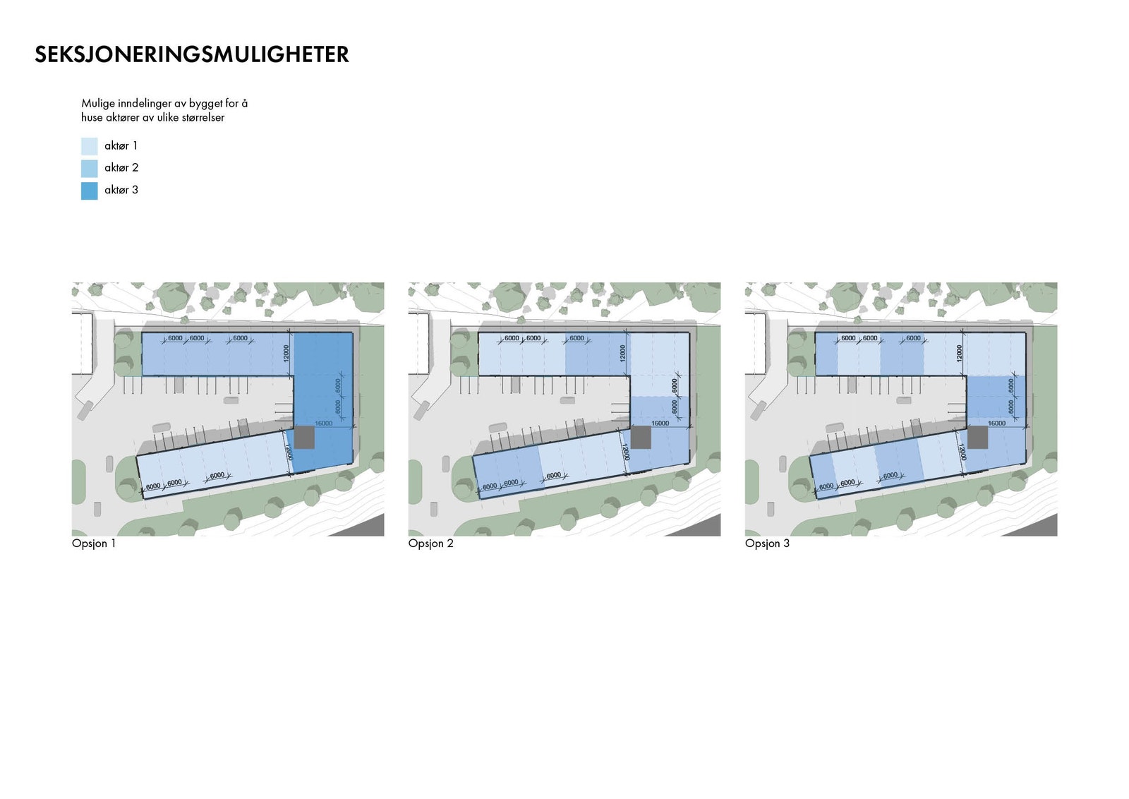 Seksjonsbygg eks. Galleribilde