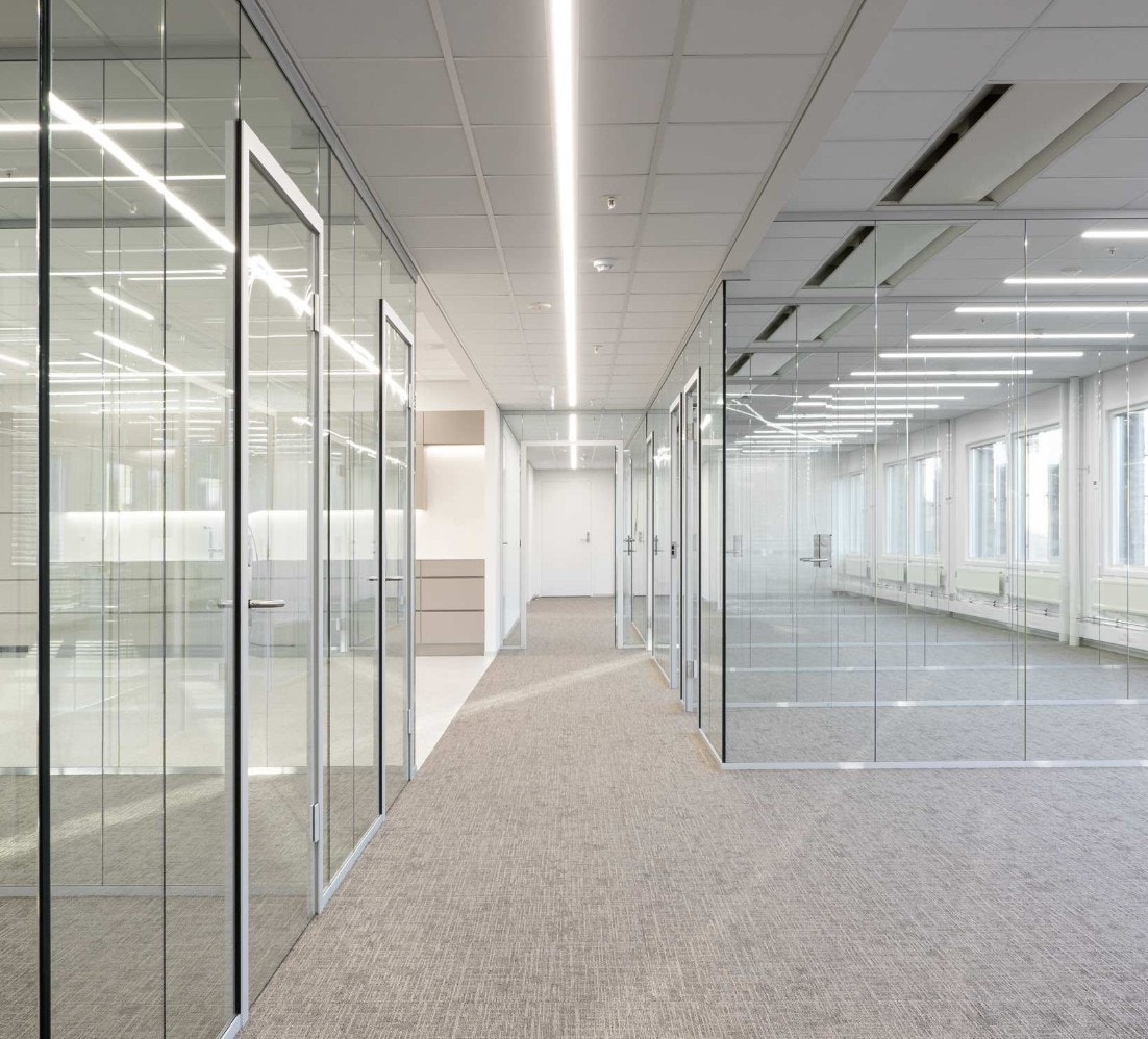 Referansebilder på materialvalg/standard. Galleribilde