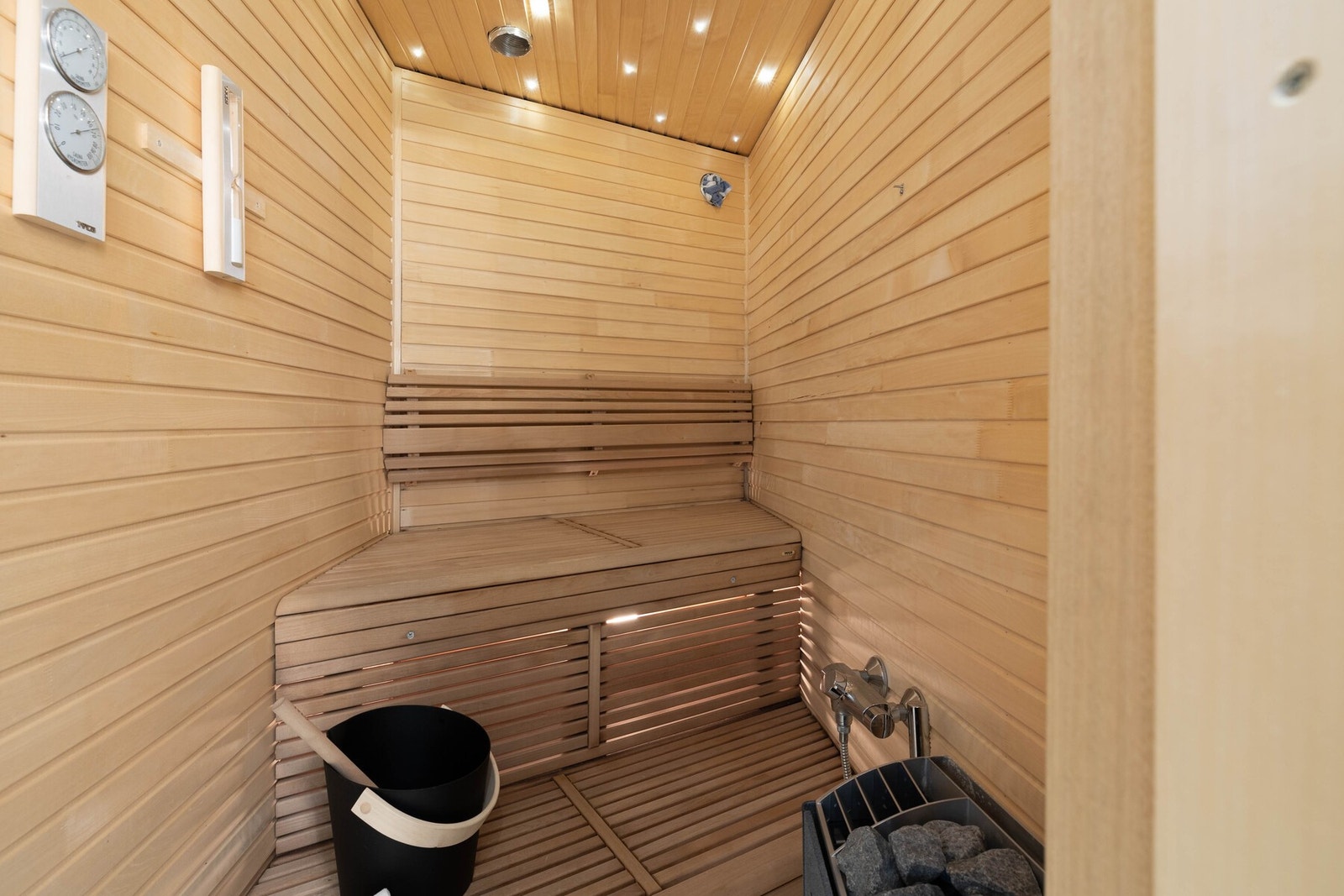 Her har du egen badstue. Galleribilde