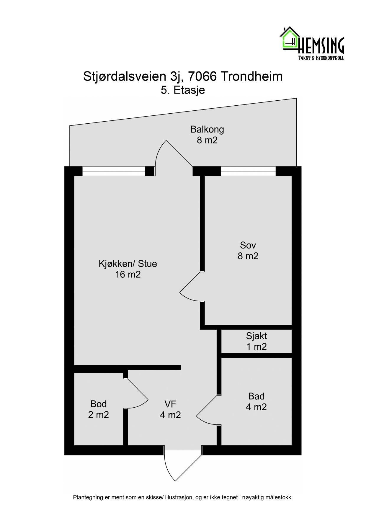 Plantegning Galleribilde